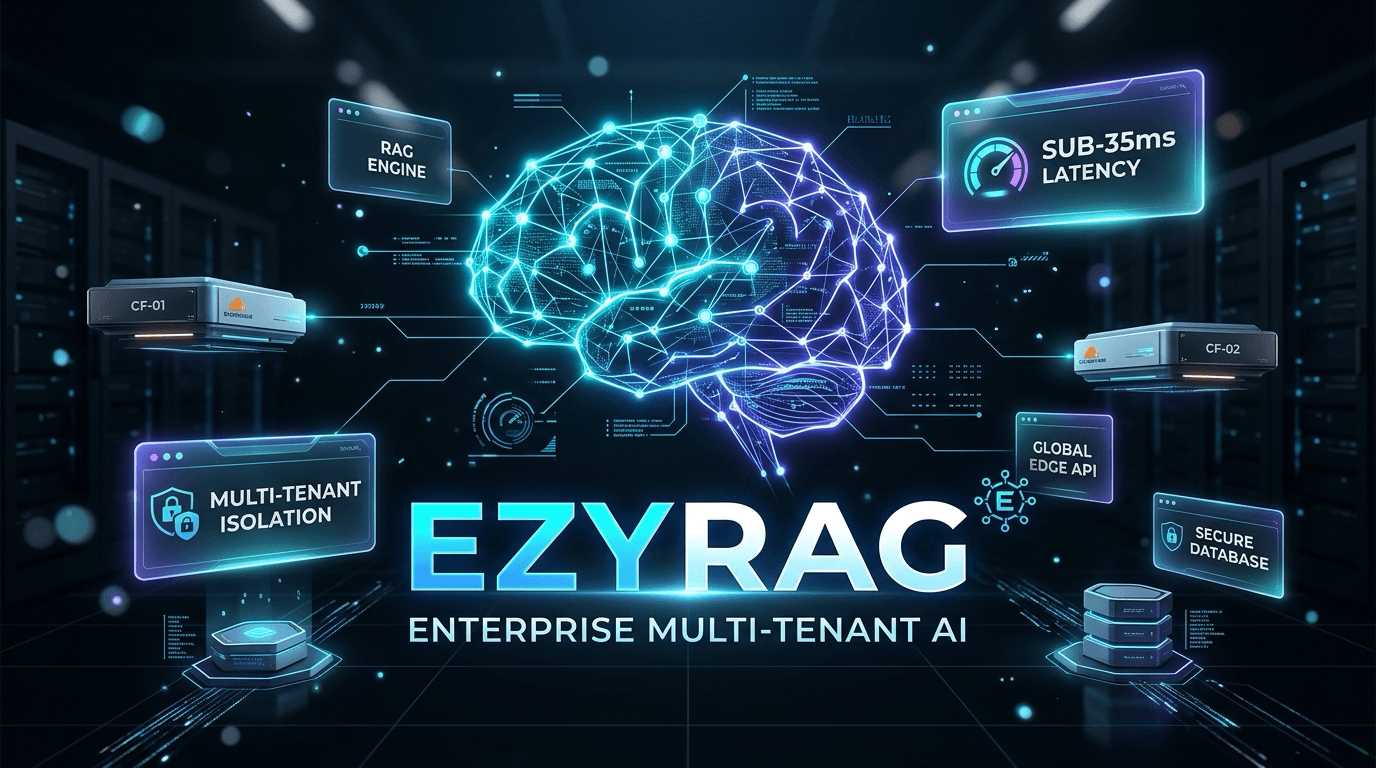 EzyRAG Enterprise Serverless RAG Platform Architecture